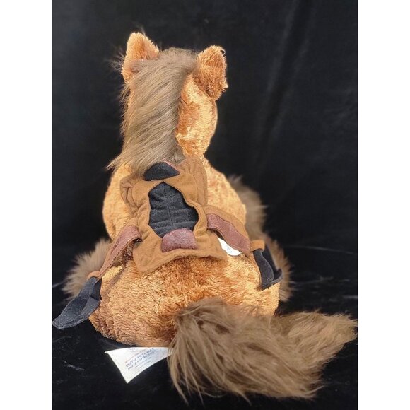 Vintage Retired Build-A-Bear Workshop Clydesdale Horse with Saddle - Picture 3 of 15